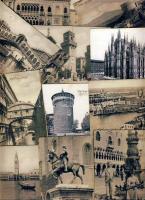 83 db olasz városképes lap a 10-es 20-as évekből