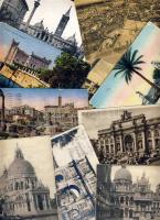 83 db olasz városképes lap a 10-es 20-as évekből