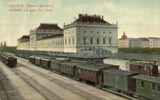 Zagreb, Kolodvor / railway station, train