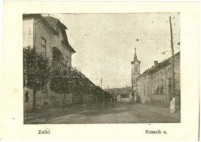 Zsibó, Jibou; Kossuth utca / street (vágott / cut)