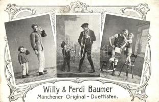 München, Willy & Ferdi Baumer Duettisten / clowns (fa)