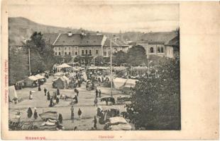 Rozsnyó, Roznava; Hetivásár, piac, Pauchly Nándor kiadása / market (EK)