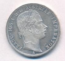 Ausztria 1861A 1Fl Ag "Ferenc József" T:1-,2 kis ph. Austria 1861A 1 Florin Ag "Franz Joseph" C.AU,XF small edge error Krause KM#2219