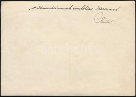 cca 1914-1918 Marcsa folyami naszád és legénysége, háttérben a Hunyadi János hajó, hátoldalán: '...