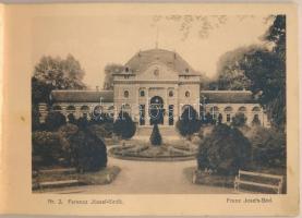 Pöstyén, Piestany; 18 lapos pöstyéni városképes leporellófüzet, hiányzó előlappal / Booklet and lepo...