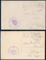 1915 Az északi hadszíntérről, egy tábori kórházból küldött fotólapok, a tábori élet képei (tatár had...