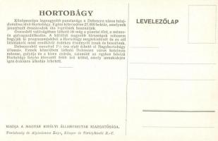 Hortobágy - MÁV belföldi turisztikai reklám, hátoldalán a Magyar Turista Egyesület meghívója a Horto...