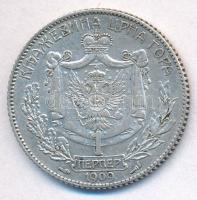 Montenegró 1909. 1P Ag "I. Miklós" T:2,2-
Montenegro 1909. 1 Perper Ag "Nicholas I&q...