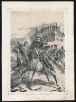 1850 Feldzug in Ungarn 1848-1849. Kriegsscenen aus Ungarn nach Skizzen von Augenzeugen. (Az 1848-49-...