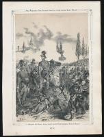 1850 Feldzug in Ungarn 1848-1849. Kriegsscenen aus Ungarn nach Skizzen von Augenzeugen. (Az 1848-49-...