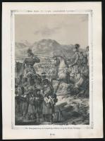 1850 Feldzug in Ungarn 1848-1849. Kriegsscenen aus Ungarn nach Skizzen von Augenzeugen. (Az 1848-49-...