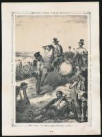 1850 Feldzug in Ungarn 1848-1849. Kriegsscenen aus Ungarn nach Skizzen von Augenzeugen. (Az 1848-49-...