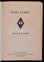 Zehn Jahre A(Ausland)O(Organisation) in Ungarn. Bp., (1943) , Deutschen Nachrichten(NSDAP kiadvány)....