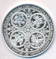 Bognár György (1944-) 1996. "Millecentenárium" Ag emlékérem tokban (15,49g/0.999/42,5mm) T...