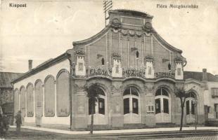 Budapest XIX. Kispest, Flóra mozgószínház, mozi, kiadja Fischhof Henrik (EK)