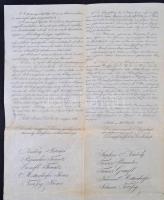 1846 Az Első Dunagőzhajózási Társaság DDSG alapító programja, felhívása, ideiglenes alapszabállyal v...