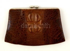 cca 1930 Bőr színházi táska, jó állapotban