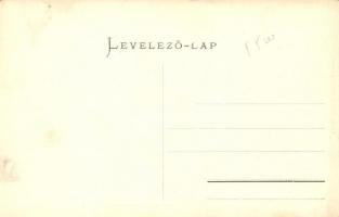 Nagyszeben, Hermannstadt, Sibiu; Seiser cukrászdája a parkban, kerthelyiség. Jos. Drotleff / Kondito...