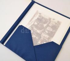 Zádor István 7 darab eredeti rézkarca Jeruzsálemről. Számozott album. Szolnok, 1995. Viktoria Kft. 1...