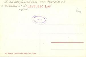 Budapest VIII. Deák Ferencz Szálloda; Kenyérmező utca 7. (volt Aggteleki út)