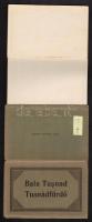 cca 1920-1930 Tusnádfürdő, leporelló 16 képpel / Băile Tusnad, Romania, leporello with 16 pictures