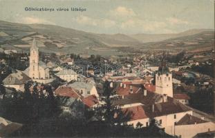 Gölnicbánya, Gelnica, Göllnitz; látkép, B. Friedmann kiadása / general view