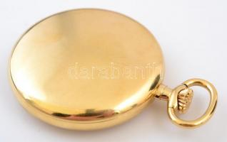 Longines mechanikus zsebóra karcmentes, új állapotban. Aranyozott acéltokkal. / Longines mechanical ...