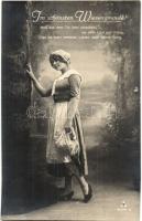 53 db RÉGI motívumlap; hölgyek, vegyes minőség / 53 pre-1945 motive cards, lady, mixed quality