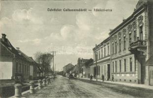 Csíkszereda, Miercurea Ciuc; Rákóczi utca, sörfőzde, Szvoboda Miklós kiadása / street, brewery