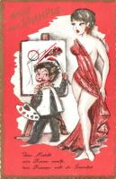 11 db MODERN erotikus krampusz lap 1950.es évekből / 11 modern erotic Krampus from 1950