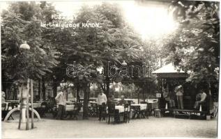 1941 Kám, Pusztay kerthelyisége, vendéglő, cigányzenekar, photo (EK)