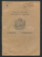 1923 A Magyar Királyság által kiállított fényképes útlevél / Hungarian passport