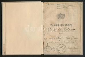 1899 Kóka, Munkásigazolvány, újrakötve