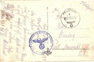 57 db RÉGI német és cseh városképes lap, II. világháborús tábori postával, vegyes minőség / 57 pre-1...