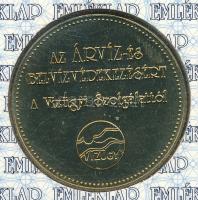 1999. "Az árvíz- és belvízvédekezésért a Vízügyi Szolgálattól" emlékérem (30mm) "Az 1998. és 1999. évi sikeres árvíz- és belvízvédekezésben végzett áldozatos munkájáért" dísztokban az adományozott nevével, Katona Kálmán miniszter aláírásával T:BU