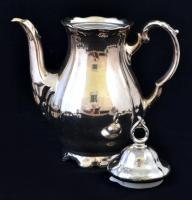 Oscar Schaller Bavaria teás készlet, kopott, jelzett (1000/1000 feinsilber)