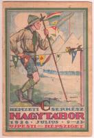 1926 Újpesti Népsziget, A Nemzeti Cserkész Nagytábor programja, 16p