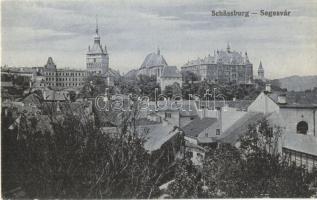 Segesvár, Schassburg, Sighisoara; Látkép, kiadja W. Nagy / general view (EB)