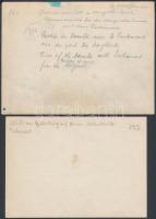 cca 1930 Budapesti látképek (Parlament a Margit híd felől, és a dunai panoráma a Szabadság-híd felől...