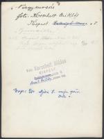 Nagymosás, Korschelt Miklós (1900-1982), pecséttel jelzett, 23x17 cm