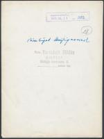 cca 1955 Városligeti Műjégcsarnok, Korschelt Miklós (1900-1982), pecséttel jelzett, 23x17 cm