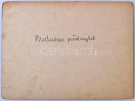 1897 Budatin vára, Vágó Bertalan (Budapest), keményhátú fotó, szárazpecséttel jelzet, 18x24 cm