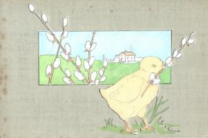 Easter, chicken, BRW 520.
