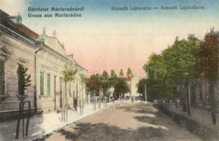 Máriaradna, Radna; Kossuth Lajos utca, N. M. Bp. 132. / street (Rb)