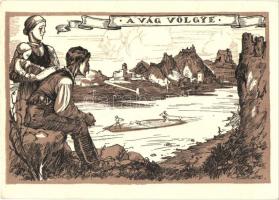 Vág völgye; Vize fája, magyar vágya; Magyar Nemzeti Szövetség / Hungarian irredenta s: Márton L. (EK...
