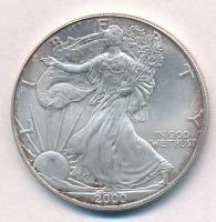 Amerikai Egyesült Államok 2000. 1$ Ag "Walking Liberty" T:1- patina USA 2000. 1 Dollar Ag "Walking Liberty" C:AU patina Krause KM#273