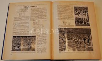 OLYMPIA 1936. Közel 400 db klf. cigarettakártya 2 előnyomott albumban / Fast 400 versch. Zigarettenk...