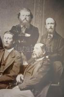 1870 Liszt Ferenc (1811-1886) 50 éves pályáfutásának jubileumán barátai társaságában (Haynold bíboro...