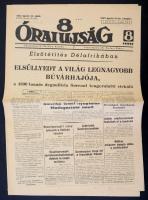 1942  A 8 Órai Újság XXVIII. évfolyamának 88. száma, címlapon a világ legnagyobb búvárhajója elsüllyedésének hírével