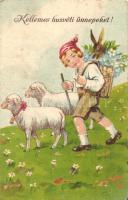 30 db VEGYES húsvéti üdvözlőlap / 30 mixed Easter greeting postcards